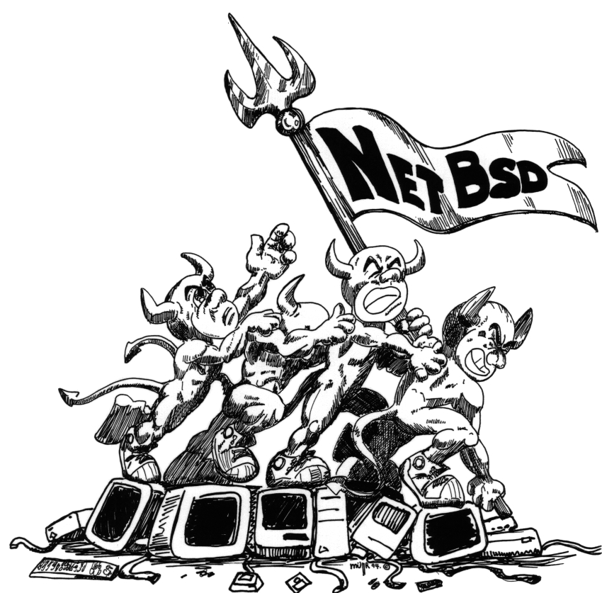 This event inspired the original NetBSD logo